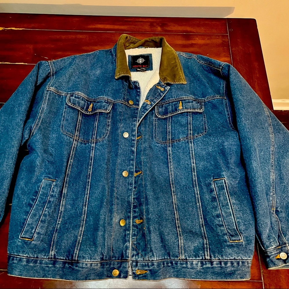 XXL North Bay Denim Jacket Sherpa Lined